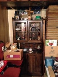 Bar ware and cabinet!