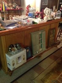 Oak free standing bar!