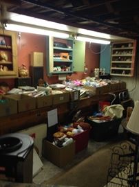 Stuffed animals and crafting supplies!