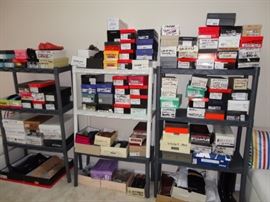 hundreds of designer sandles, shoes & boots-bebe, Franke, Nine West, Talbots, Bloomingdales,TSUBO, Cole Haan, Yves Saint Laurent, Nieman Marcus and Saks Fifth Avenue just to mention some brand names