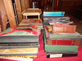 vintage  records and sound tracks