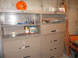 Royal Metals file cabinet roll up door