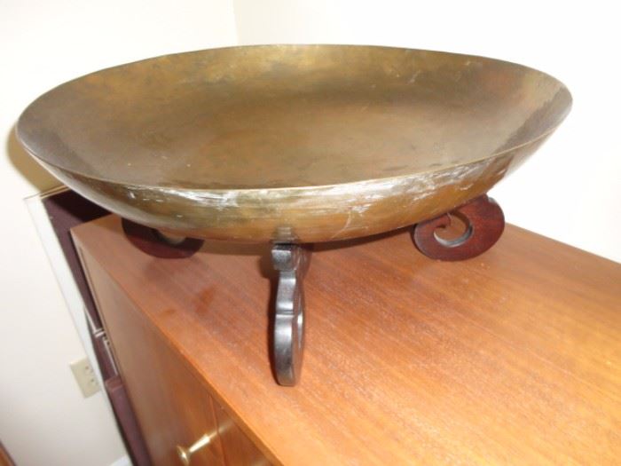 Huge brass bowl