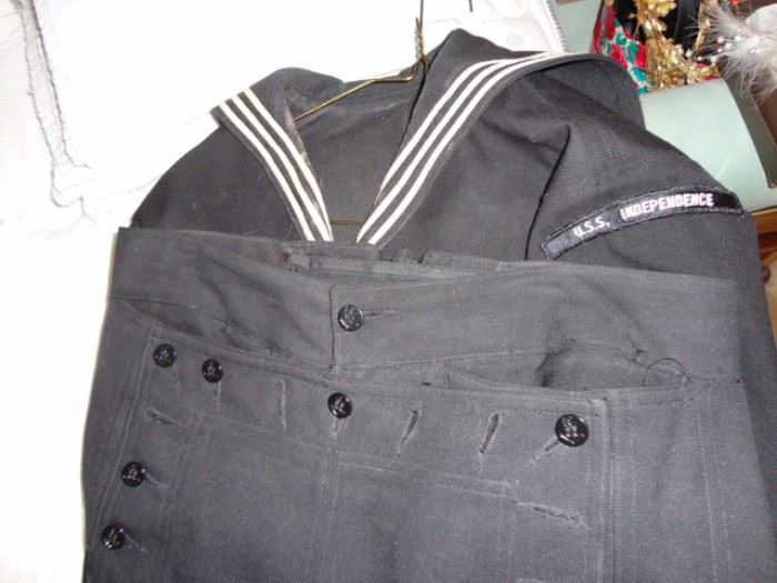USS INDEPENDENCE UNIFORM  It is in great condition