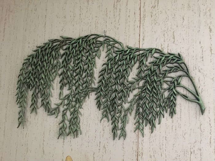 Grass wall hanging