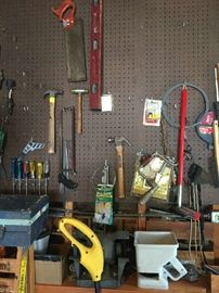 levels, hammers, vintage tools