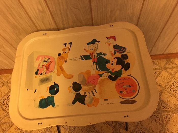 Vintage Disney snack tray