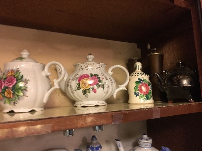tea pot collection 