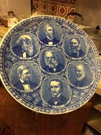 Rowland Marcellus American poets plate