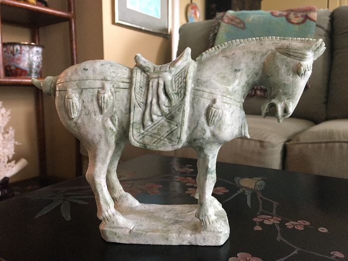 Soapstone carving of Tang horse
