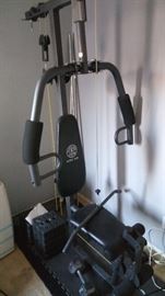 Gold's Gym XRS 50 exercise machine.