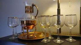 Princess House copper beverage carafe and warmer.