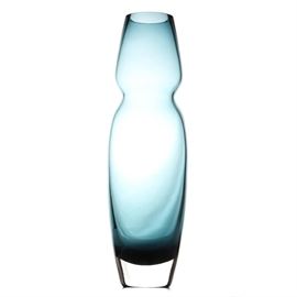 Marquis by Waterford Smoke Blue Crystal Vase