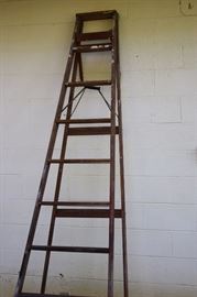 12 Foot Wooden Step Ladder