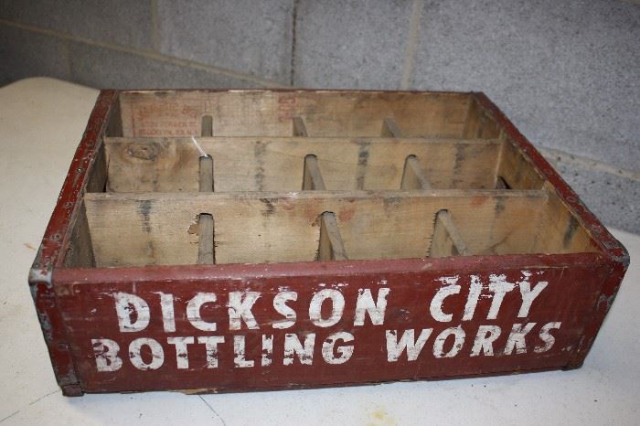 Dickson City Bottling Works Crate