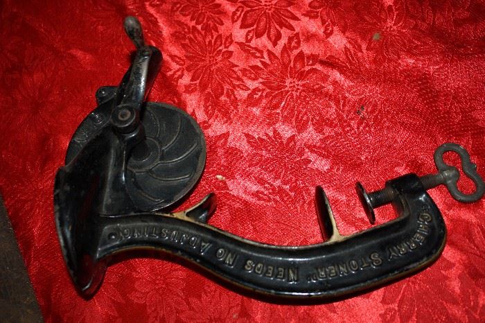 Antique Table Mount Cherry Pitter