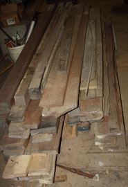 Large Lot of Lumber Cherry and Walnut