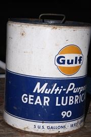 5 Gallon Gulf Gear Lub Can