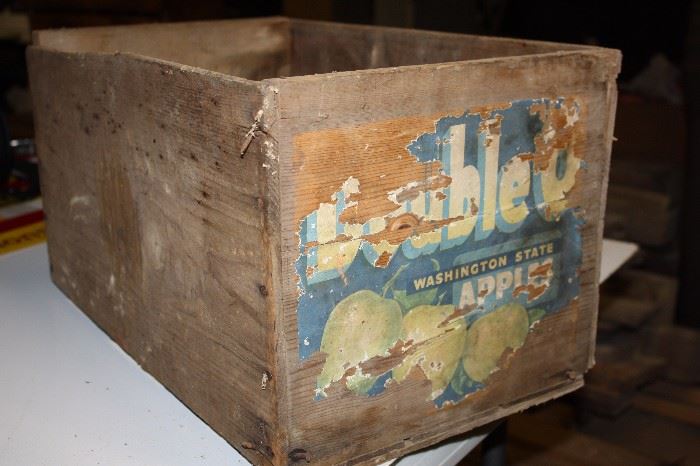 Old wood Orange Crate