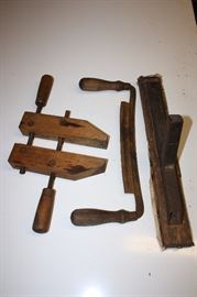 Primitive Clamp, Draw Knife and Sander