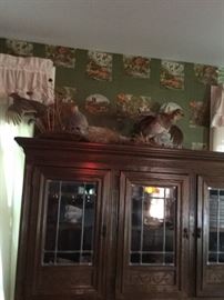 China cabinet and table with six chairs for sale