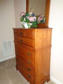 chest on chest, maple