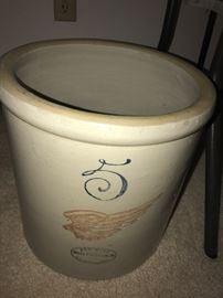 Five Gallon Red Wing Crock