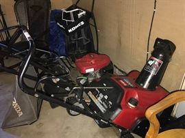 Toro Snow Blower and Honda lawn mower