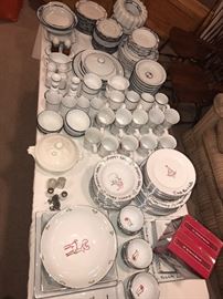 Nicholas Square Christmas dishes and Dansk Bistro