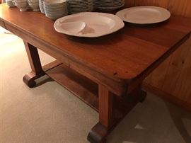 Antique library desk