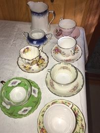 Tea cups and saucers