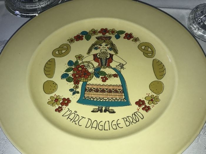 Swedish decorative plate