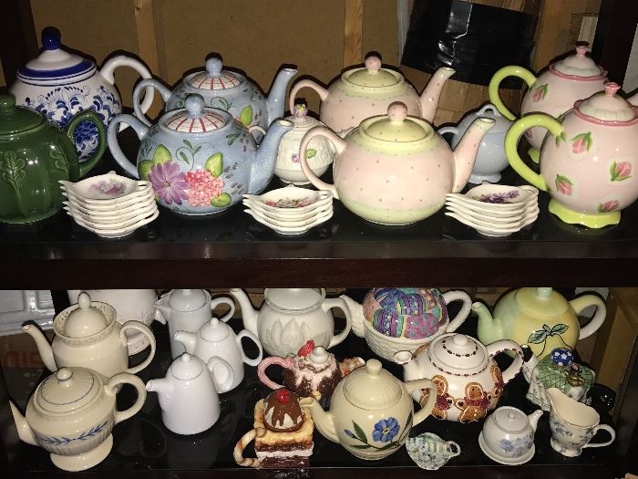 Fun teapot collection!