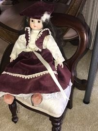 Doll and doll chair