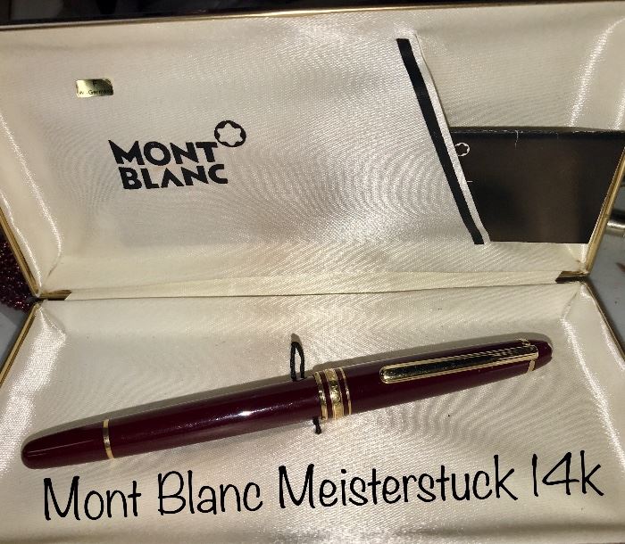Mont Blanc Meisterstuck 14k tip fountain pen