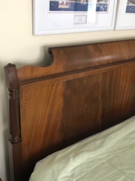 Lammerts Furniture company sleigh bed