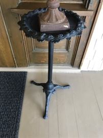 Antique cast iron footed tripod stand