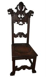 Antique, Italian, side chair, $289