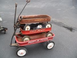 Three Little Red Wagons
