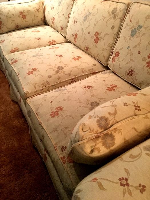Now...Inside...We have Items Priced To Move At This One Day Sale!  Here's A Nice 3 Cushion Fine Design Sofa...