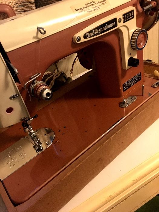 A Westinghouse Portable Sewing Machine...