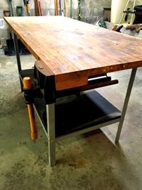 My fave! This Fantabulous Work Table...That's I'd Use For A Island If I Had A Big Kitchen!!...It's A Must See!...