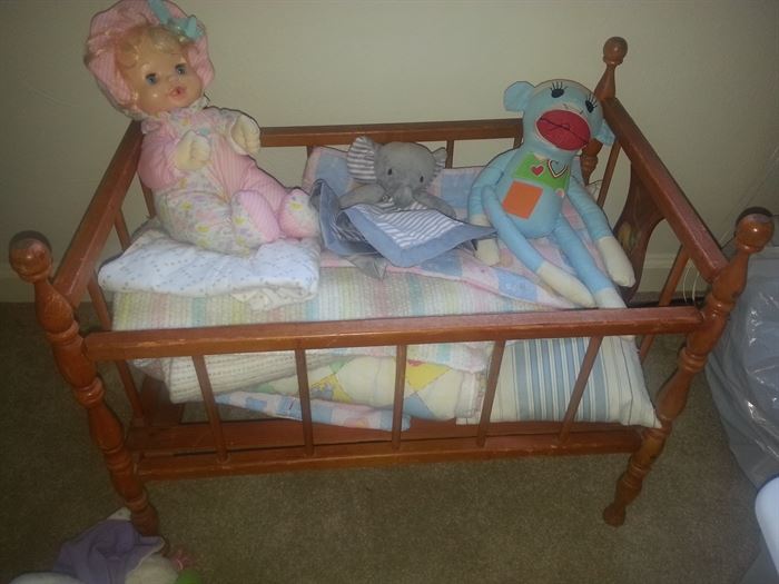 Vintage baby bed