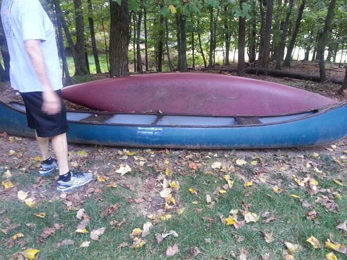 Two canoes from Shenandoah Hawksbill,  luray,  Va,  they are made of ABS 
