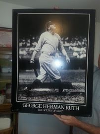 George "Babe" Ruth poster