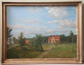 Unknown artist, in the manner of Barton Hayes. 18x24