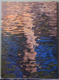 Giclee print of water reflection. 22x30
