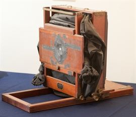 Kodak 8x10 view camera, set up as a pin hole camera.