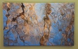 Early spring reflections. Gallery wrap Giclee print on canvas. 22x36.