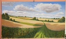 Independence view. 36x48 Nelson Road. Oil on canvas